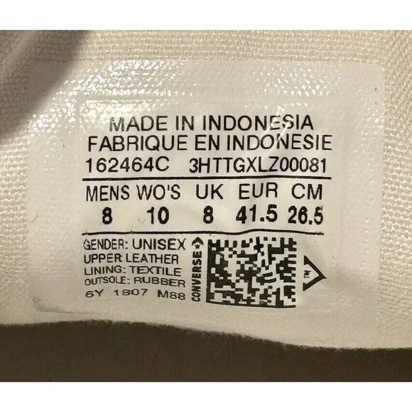 Converse Chuck Taylor All-Star Low Top Beige Suede Mens Sz 8 Womens 10 NEW - Picture 13 of 13